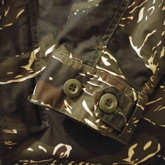 Alpha Industries Fishtail Camo Spring Parka 2 in 1 mens XS Coat Jacket - Picture 8 of 10